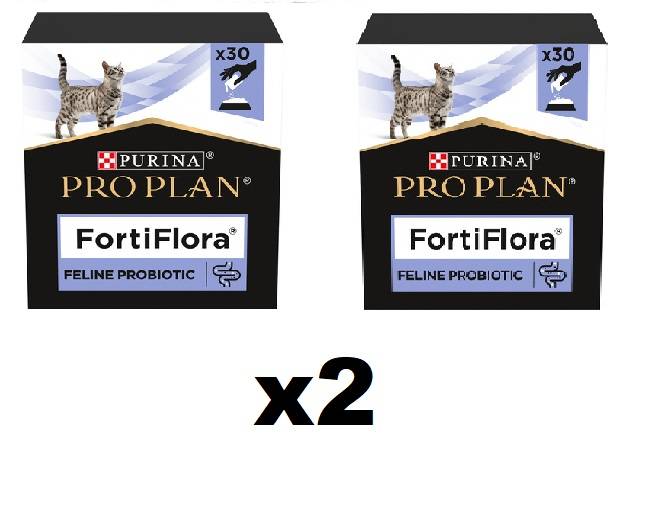 PRO PLAN FortiFlora Supplément probiotique pour chats 2(30x1g)