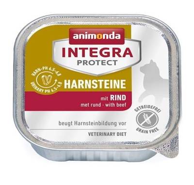  Animonda Integra Protect Harnsteine Bœuf pour chat 100g X12