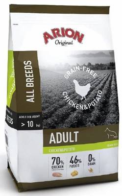 Arion Original Grain Free poulet et pommes de terre 12kg x2