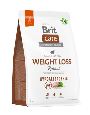 BRIT CARE Dog Hypoallergenic Weight Loss Rabbit 3kg x2