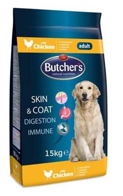 BUTCHER'S Skin&Coat Digestion Immune poulet 15kg - Nouvelle recette