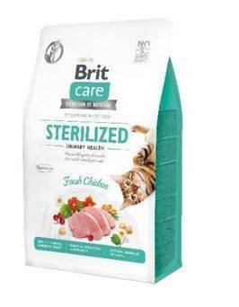 Brit Care Cat Grain-Free Sterilised Urinary Health avec du poulet 400g