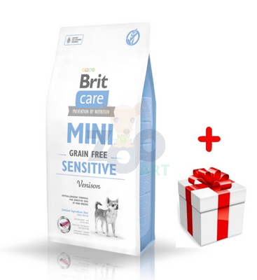 Brit Care Mini Grain-Free Sensitive avec Gibier 2kg + Surprise pour votre chien GRATUITES !