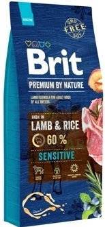 Brit Premium By Nature Sensitive Avec Agneau Et Riz 15kg
