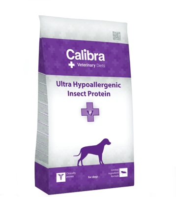 Calibra Veterinary Diets Chien Ultra Hypoallergénique Protéines d'Insectes 2kg