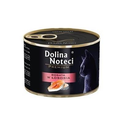 Dolina Noteci Premium pour chats riche en saumon 185g