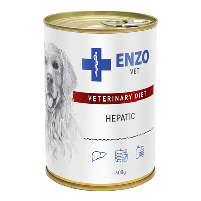 ENZO VET Hepatic pour les maladies du foie chez les chiens 400g x12