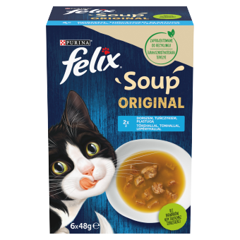 FELIX Soup Original Fish Flavours 6x48 g