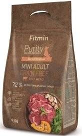 Fitmin Purity Mini Adult Grainfree Beef 4kg +Surprise pour votre chien GRATUITES !