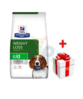 HILL'S PD Prescription Diet Canine r/d 1,5kg+ Surprise