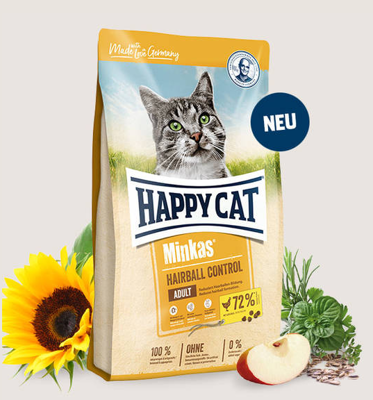 Happy Cat Minkas Hairball Contrôle Volaille 10kg