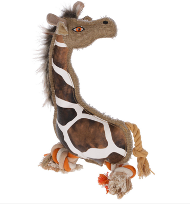 KERBL Peluche Girafe pour chien 29cm x2