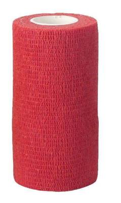 Kerbl EquiLastic bandage auto-adhésif, 5 cm, rouge