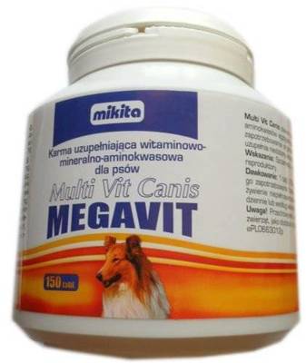 MIKITA Megavit Multi Vit Canis 150 comprimés