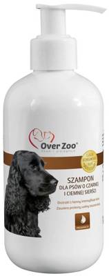OVER ZOO shampooing pour chiens à poils noirs et foncés 250ml