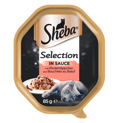 Sheba Selection avec boeuf 85g 