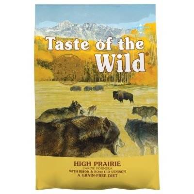 TASTE OF THE WILD High Prairie au Bison & Gibier Sans Céréales pour chien 12,2kg