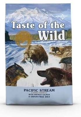 TASTE OF THE WILD Pacific Stream au Saumon Sans Céréales pour chien 2kg+Surprise gratuite pour chien