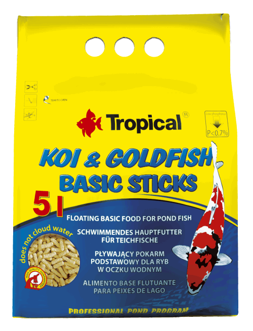 TROPICAL Koi & Goldfish Basic Bâtonnets 5L\400g