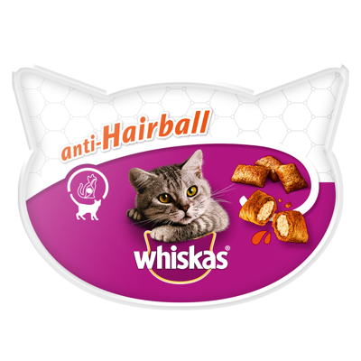 WHISKAS Anti-Hairball friandise pour chat 50g x 6